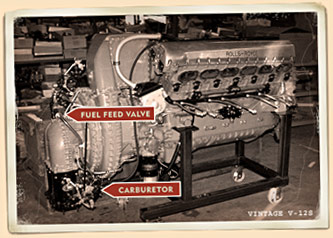 V12 Engine - Side View